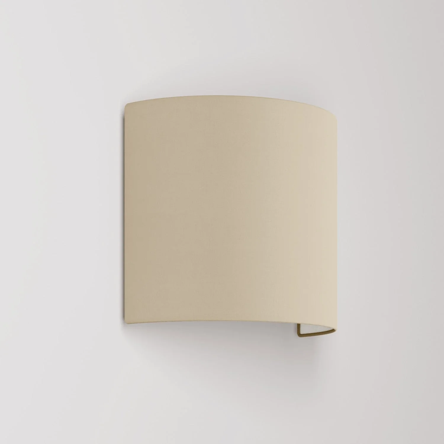 Ventola wall sconce with Arenal taupe fabric lampshade - Made in Italy