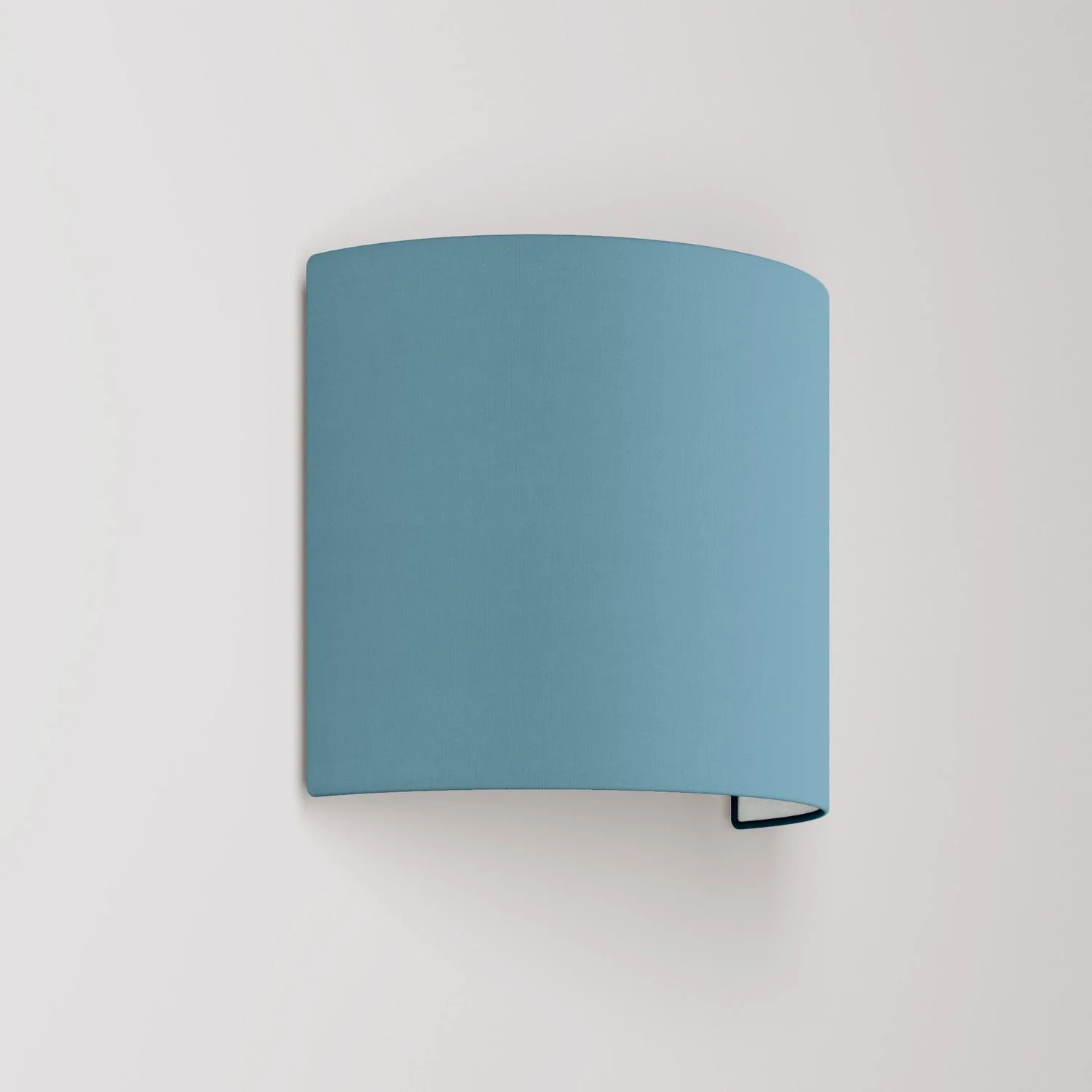 Ventola wall lamp with fabric lampshade Teletta severe blue - Made in Italy