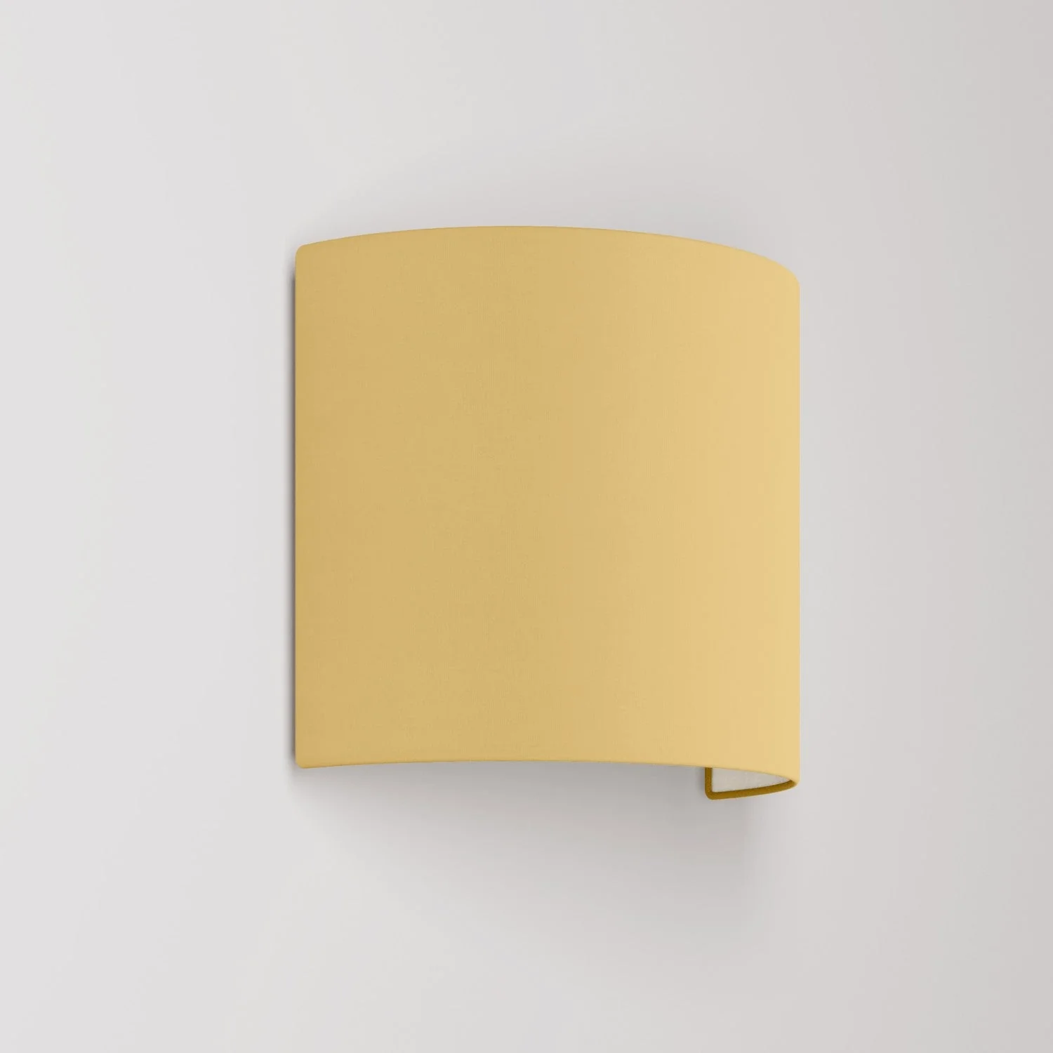 Ventola wall light with Arenal gold fabric lampshade - Made in Italy