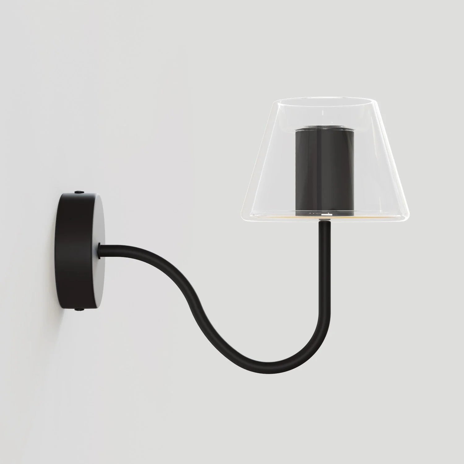 Fermaluce G07 wall light with S extension - Black - Image 4