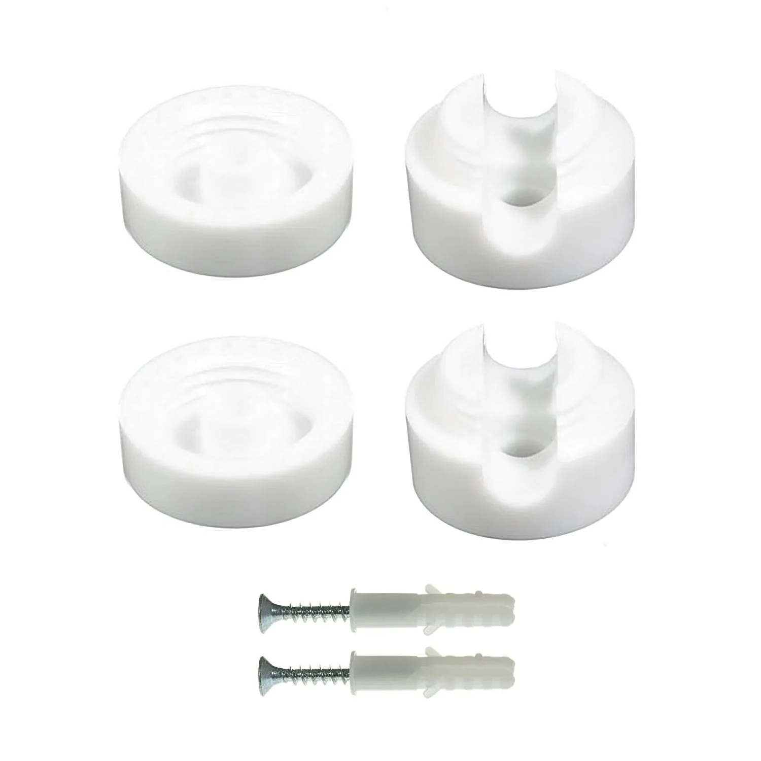 Universal wall mount with cable bushing for textile cord for lighting 2x0.75 and 3x0.75 - White - Image 3