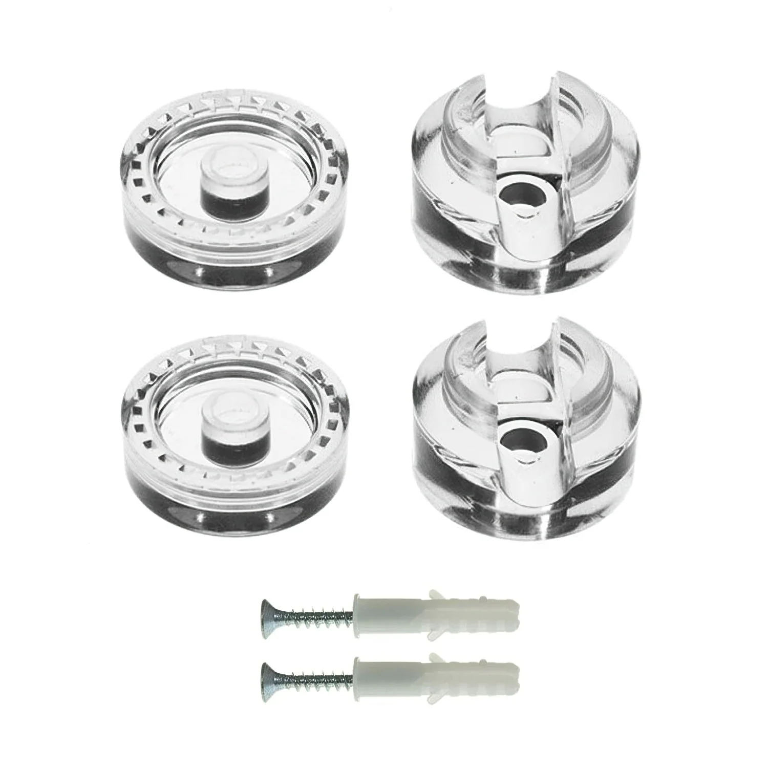 Universal wall mount cable gland for textile cord for lighting 2x0.75 and 3x0.75 - Transparent - Image 3
