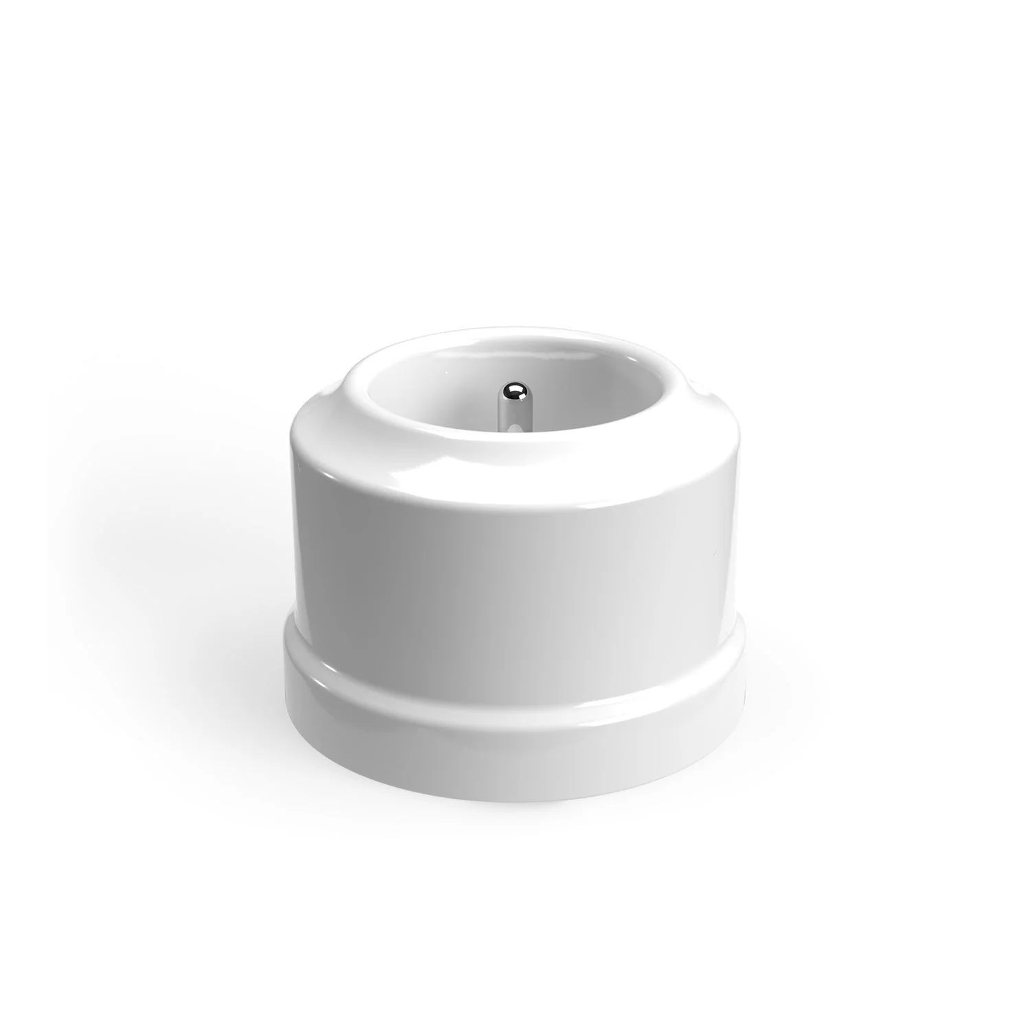 French type porcelain wall outlet - White - Image 2