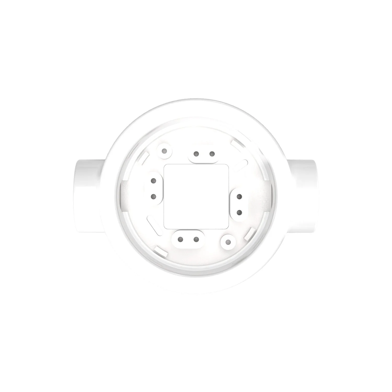 White porcelain base for electrical outlet and switch/selector compatible with Creative-Tubes - from 1 to 4 outputs - Image 16