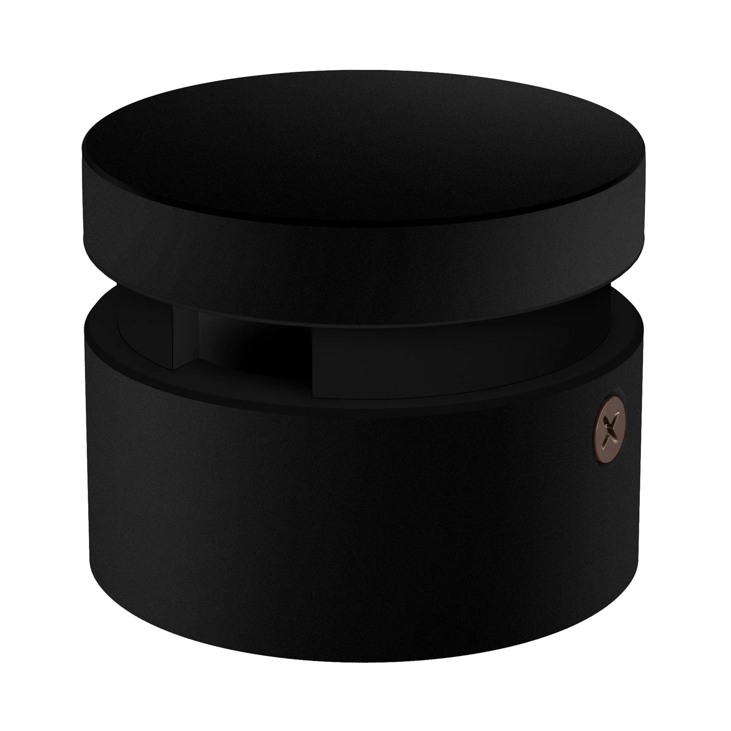 Wooden end piece for cord for string lights and Filé system. Made in Italy - Black - Image 2