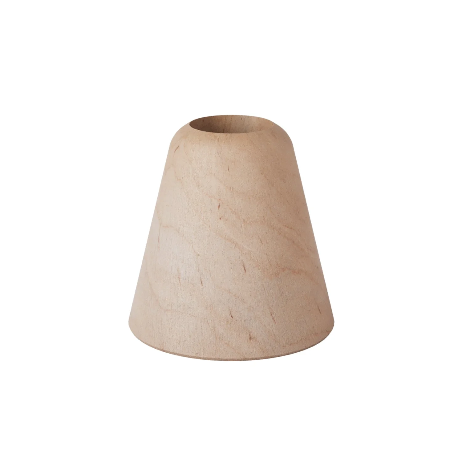 Wooden lamp base - Cone